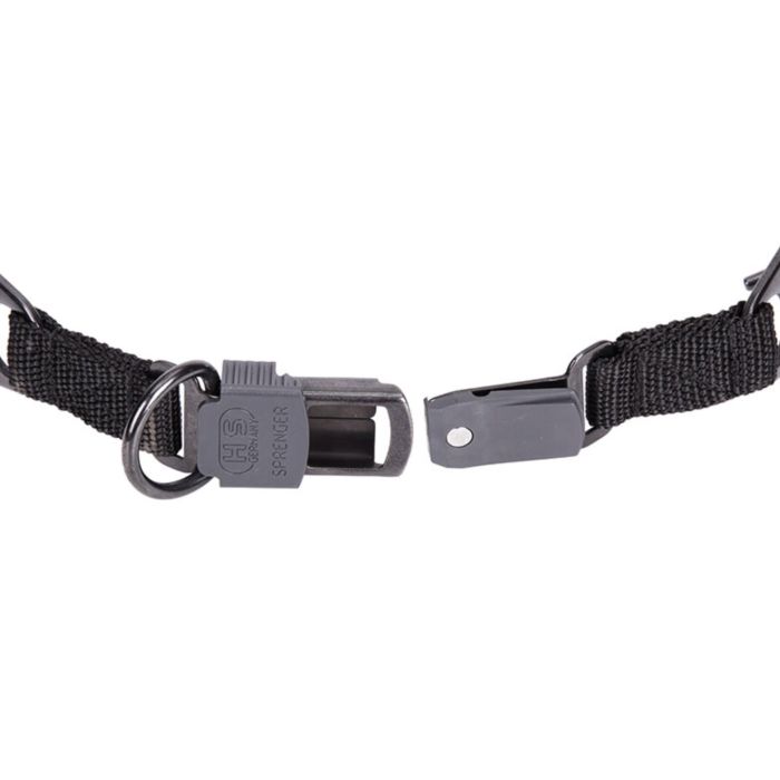 Hs Sprenger Collar Entrenamiento Perro Acero Inoxidable Negro Cierre ClicLock 2.25x40 cm hasta 20 kg 0 Hs Sprenger Collar Entrenamiento Perro Acero Inoxidable Negro Cierre ClicLock 2.25x40 cm hasta 20 kg 0