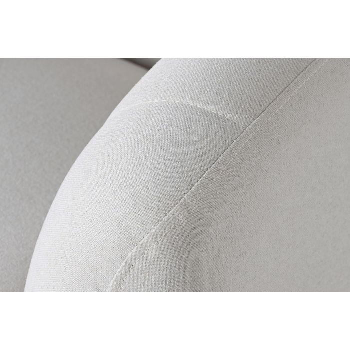 DKD Home Decor Sillón Scandi Beige Negro Poliester Metal Madera Espuma 75x73x81 cm 2