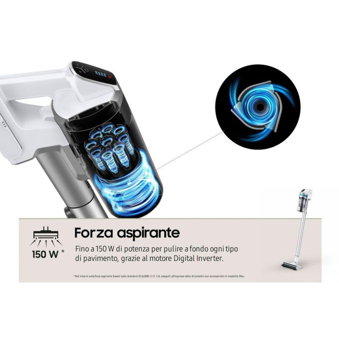 Aspirador Escoba Samsung VS15T7031R1 150 W 3 Aspirador Escoba Samsung VS15T7031R1 150 W 3