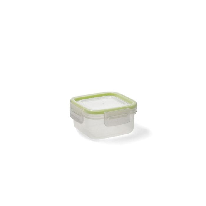 Fiambrera Hermética Quid Greenery 300 ml Transparente Plástico (Pack 4x) 0 Fiambrera Hermética Quid Greenery 300 ml Transparente Plástico (Pack 4x) 0