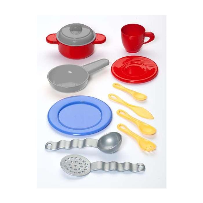 Molto Cocina Infantil Roja con 12 Accesorios, 81 cm 4 Molto Cocina Infantil Roja con 12 Accesorios, 81 cm 4
