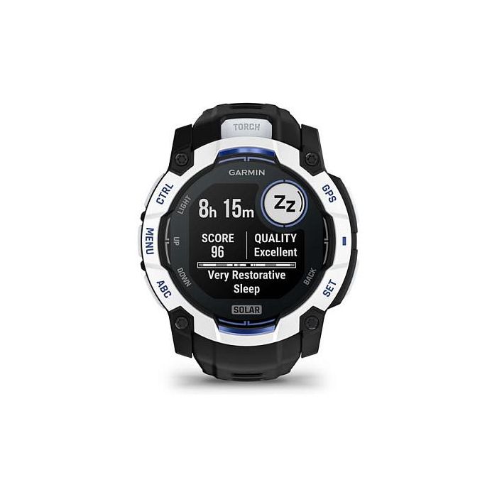 Garmin Instinct 3 Solar GPS Reloj Inteligente para Deporte 50mm Blanco Unisex con Carga Solar y GPS 14