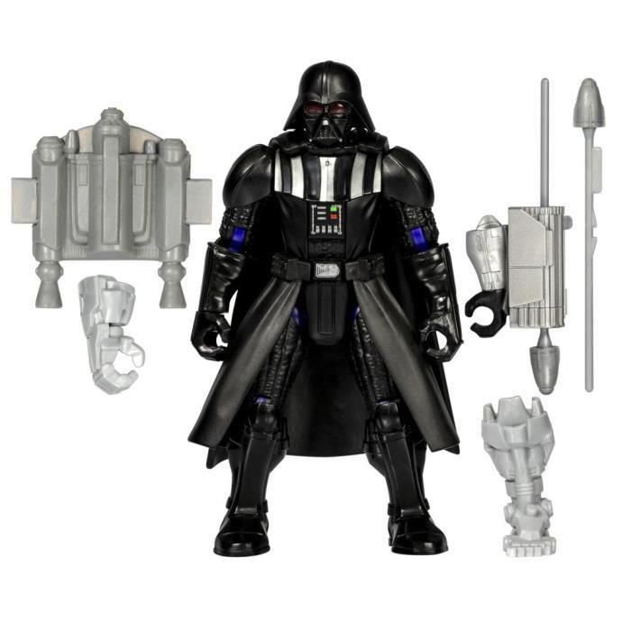 MixMashers Star Wars, figura de Darth Vader personalizable para mezclar y combinar con accesorios 1