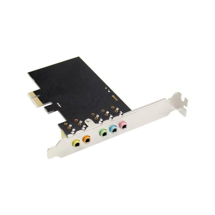 MicroConnect MC-CMI6CH-PCIE Tarjeta de Sonido PCIe 5.1 Canales para PC Escritorio Audio Envolvente Alta Calidad 3