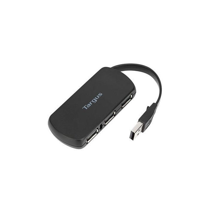 Targus ACH114EU Hub USB 2.0 de 4 Puertos 480 Mbps Negro 0 Targus ACH114EU Hub USB 2.0 de 4 Puertos 480 Mbps Negro 0