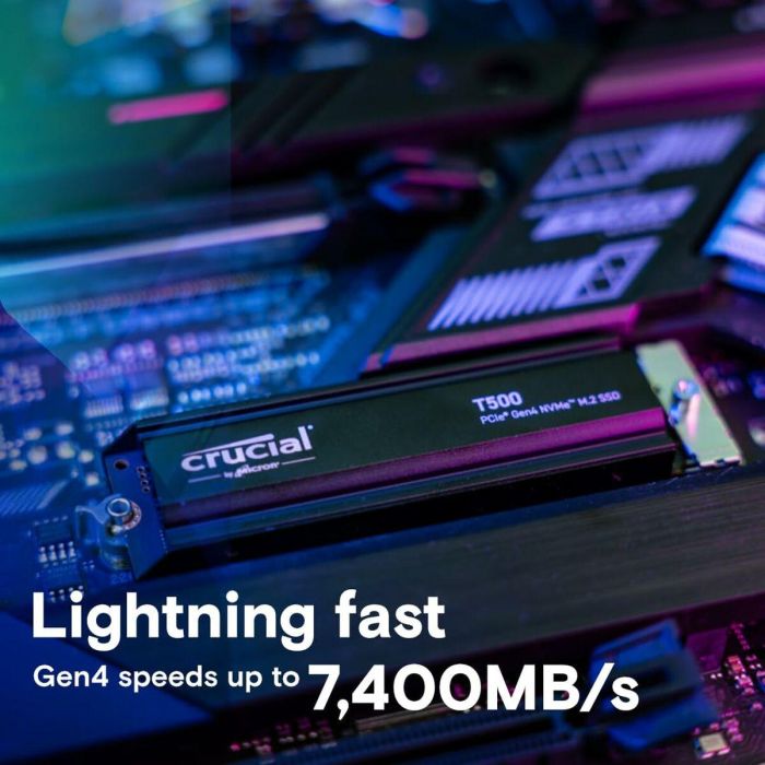 Crucial Disco Duro Interno SSD 4TB M.2 2280 PCIe 4.0 x4 NVMe - 7000 MB/s Lectura, 6900 MB/s Escritura 11 Crucial Disco Duro Interno SSD 4TB M.2 2280 PCIe 4.0 x4 NVMe - 7000 MB/s Lectura, 6900 MB/s Escritura 11