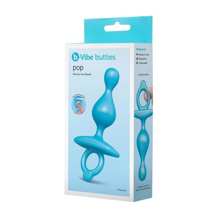 Plug Anal B-Vibe Azul (7,6 cm) 1