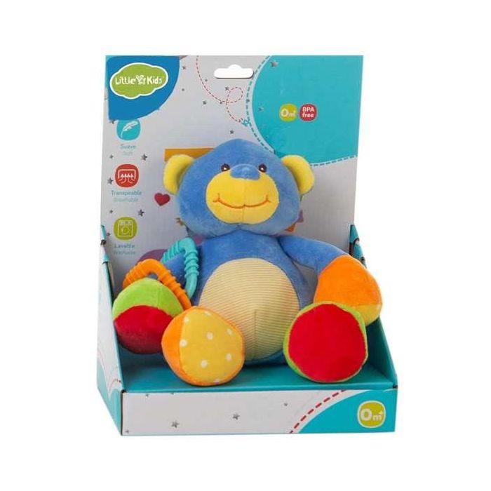 Creaciones Llopis Oso Activity Azul 26 cm Poliéster Caja Abierta 1 Creaciones Llopis Oso Activity Azul 26 cm Poliéster Caja Abierta 1