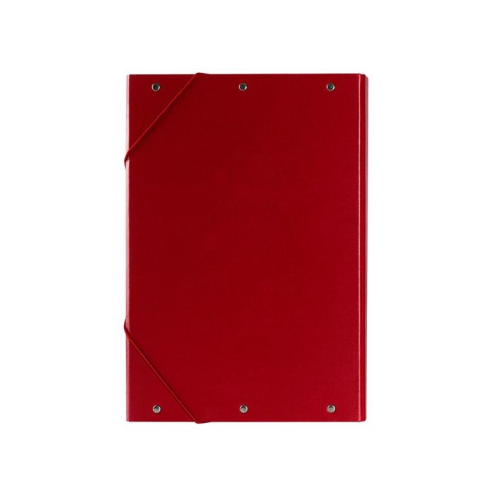 Carpeta Proyectos Liderpapel Folio Lomo 30 mm Carton Forrado Roja 3