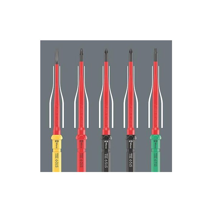 Wera 05006640001 Juego Destornilladores Kraftform Kompakt Turbo i 1 TIE, 16 piezas, con funda de transporte 8