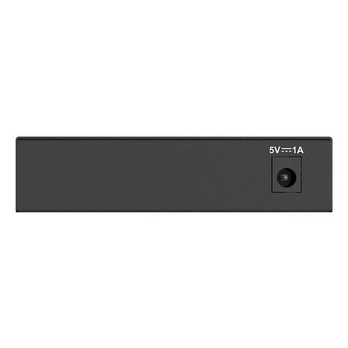 D-Link DGS-105GL Switch de Red 5 Puertos Gigabit Ethernet Plug & Play, Carcasa Metálica, Sin Ventiladores, Eficiencia Energética, QoS 802.1p 3