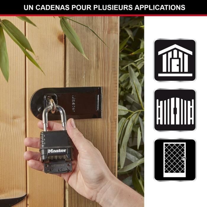 MASTER LOCK Candado de alta seguridad [Combinación] [Zinc] [Exterior] M178EURD 1