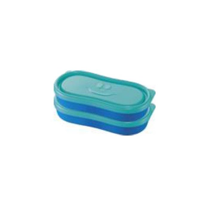 Tupper Maped Snack Box Concept Kids Azul Pack De 2 (Set de 6)