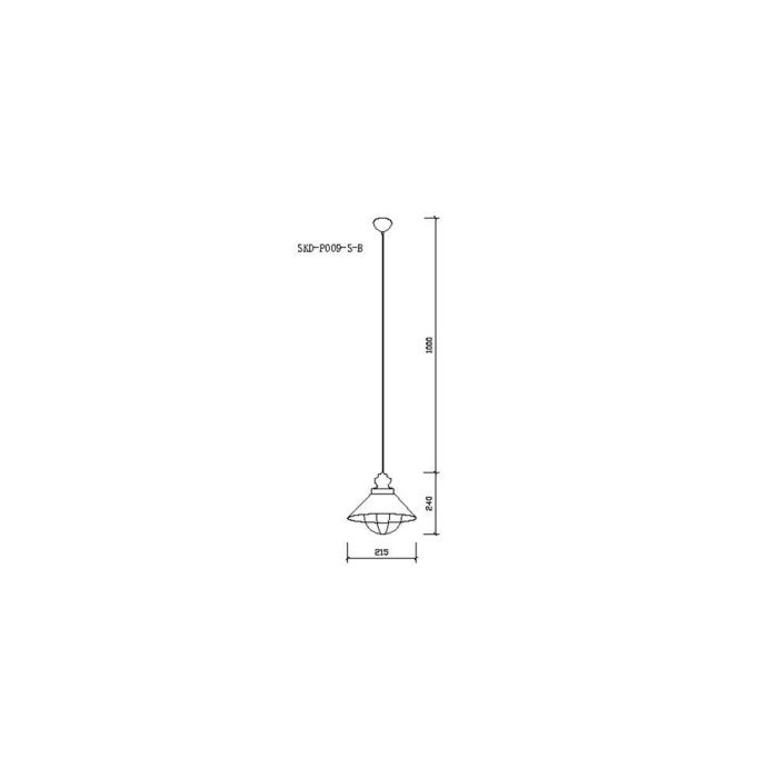 Lámpara Colgante Mariah Nórdica de Aluminio Diseño Vintage para Decoración Iluminación de Espacios con Cable Regulable SKD-P009-S-B 1 Lámpara Colgante Mariah Nórdica de Aluminio Diseño Vintage para Decoración Iluminación de Espacios con Cable Regulable SKD-P009-S-B 1