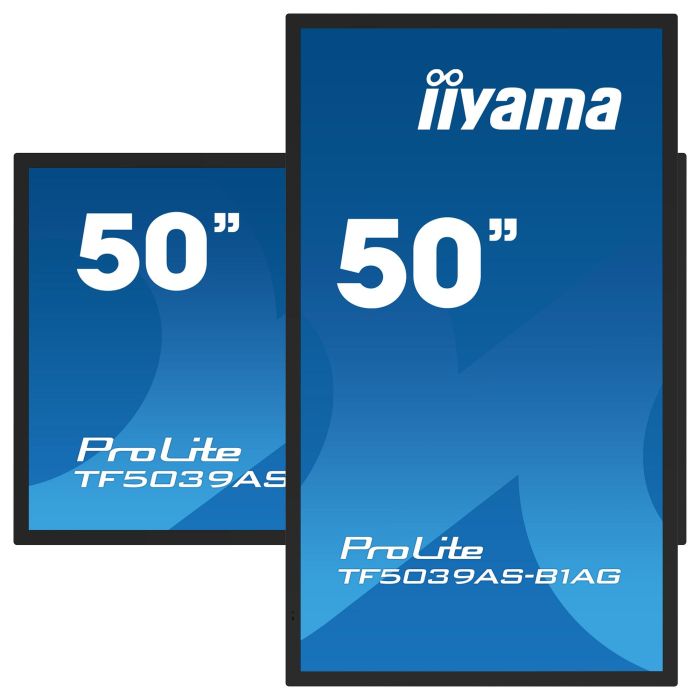 iiyama TF5039AS-B1AG Pantalla Táctil LED 125.7cm (49.5") 4K Ultra HD 3840 x 2160 Pixeles 8