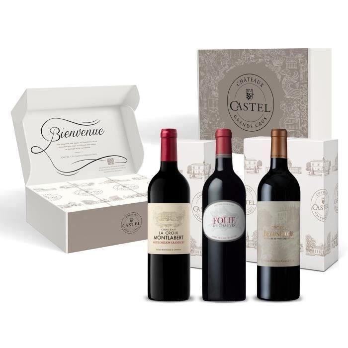 Saint Emilion Grand Cru Passion Box: Folie De Chauvin  Croix de Beauséjour - La Croix Montlabert