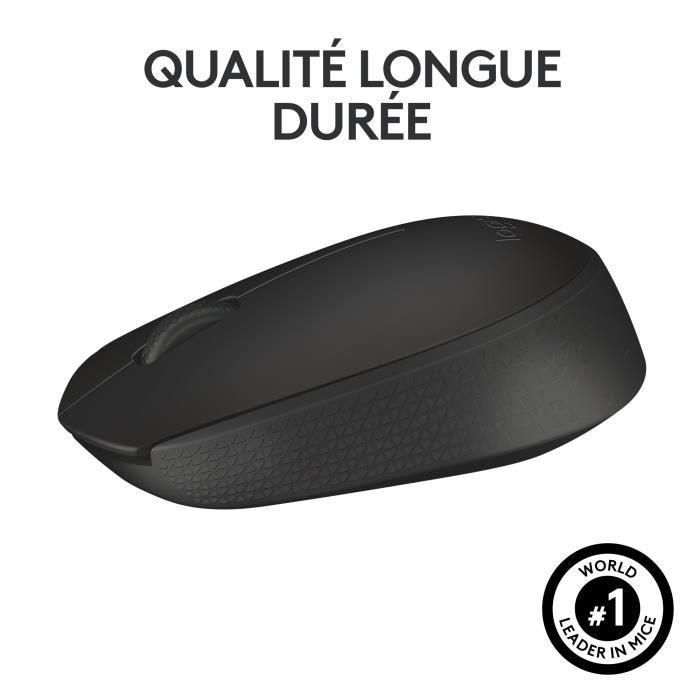 Logitech M171 Ratón Inalámbrico USB Negro, 2.4GHz, 10m Alcance, 12 Meses Batería, Compatible Windows/Mac/Chrome 4 Logitech M171 Ratón Inalámbrico USB Negro, 2.4GHz, 10m Alcance, 12 Meses Batería, Compatible Windows/Mac/Chrome 4