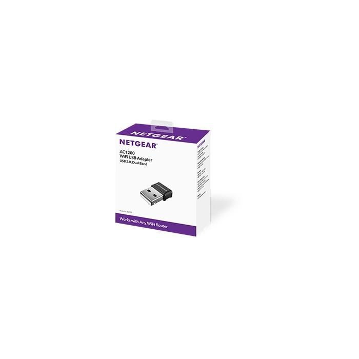 Netgear A6150 Adaptador USB Wi-Fi AC1200 Doble Banda, 867 Mbps para PC/Portátil 3 Netgear A6150 Adaptador USB Wi-Fi AC1200 Doble Banda, 867 Mbps para PC/Portátil 3