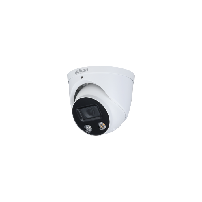 (Dh-Ipc-Hdw3449Hp-As-Pv-0280B-S3) Dahua Cámara Ip Turret Wizsense Serie 3 4Mp con Inteligencia Artificial Pal Full-Color Soporta Microsd 256Gb Alarma 2.8Mm 2