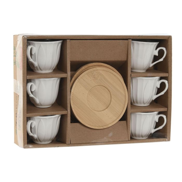 Cafe Basicos DKD Home Decor Blanco 6.8 x 5.5 x 8.3 cm Set de 6 3