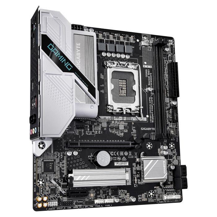 Gigabyte H810M GAMING WIFI6 LGA1851 Placa Base para Intel Core Ultra Serie 2, DDR5, M.2, 2.5GbE, WiFi 6, Micro ATX 2
