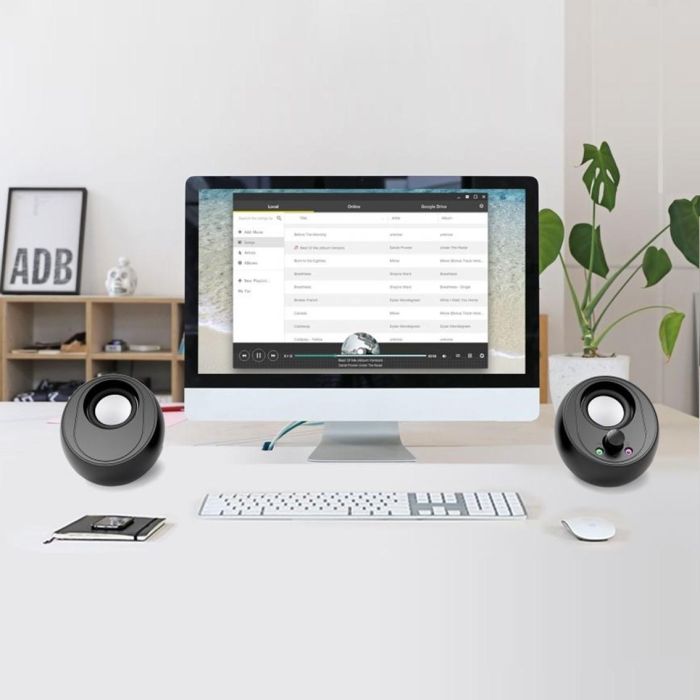 Altavoces PC Conceptronic BJORN01B Negro 10 W 2 Altavoces PC Conceptronic BJORN01B Negro 10 W 2