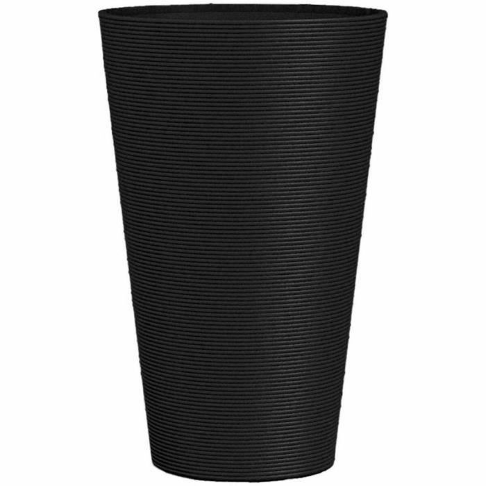 Maceta alta para flores - GARDEN ID - Green Care Sense Tall Black-Anthr. - 55 cm - Garantía de 10 años - 100% reciclado - Resistencia a los rayos UV y al gel