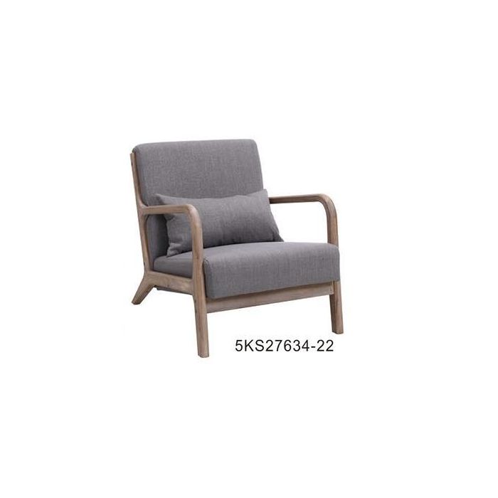 Silla Tradicional DKD Home Decor Gris Oscuro Natural 55 x 88 x 59 cm (2 Unidades) 1