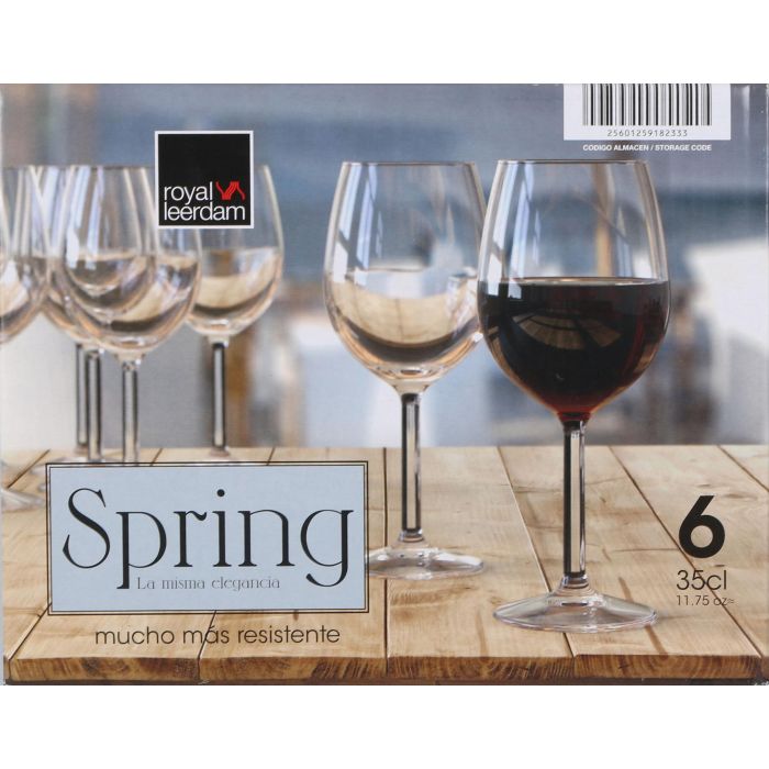 Royal Leerdam Copa Vino "Spring" 35 cl ø8x19cm (6 Unidades) 1