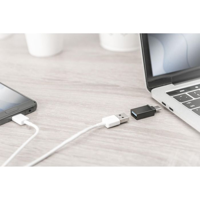 Cable USB A a USB C Digitus AK-300506-000-S 5 Cable USB A a USB C Digitus AK-300506-000-S 5
