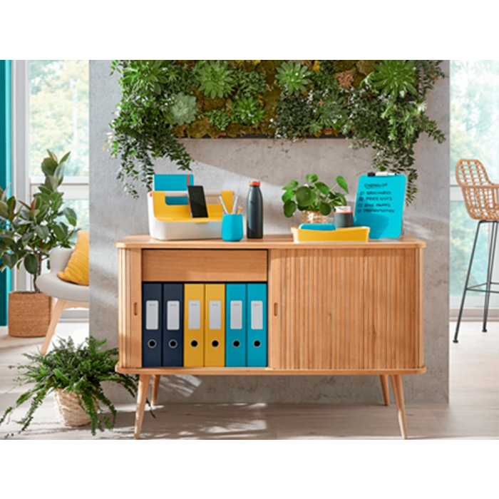 Leitz Bandeja sobremesa plástico amarillo 274x62x391 mm 4 Leitz Bandeja sobremesa plástico amarillo 274x62x391 mm 4