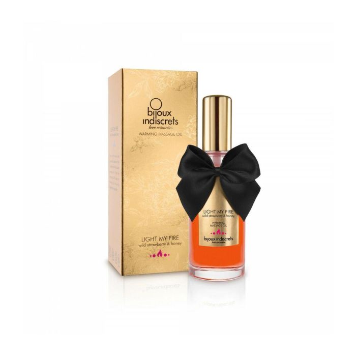 Aceite de Masaje Erótico Bijoux Cosmetiques Light My Fire 100 ml Fresa Efecto Calor 2 Aceite de Masaje Erótico Bijoux Cosmetiques Light My Fire 100 ml Fresa Efecto Calor 2