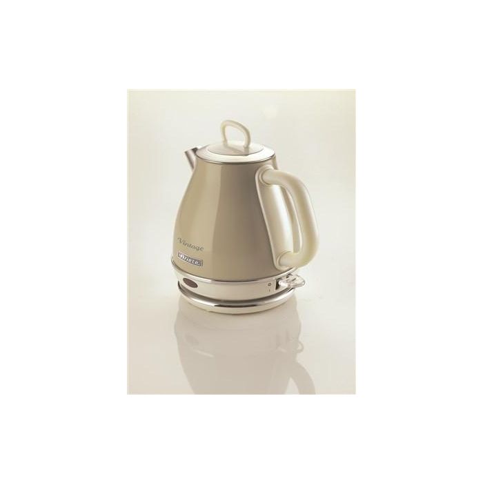 Ariete 2868/03 Hervidor Vintage Beige 1 Litro con Filtro de Metal y Auto Apagado 2