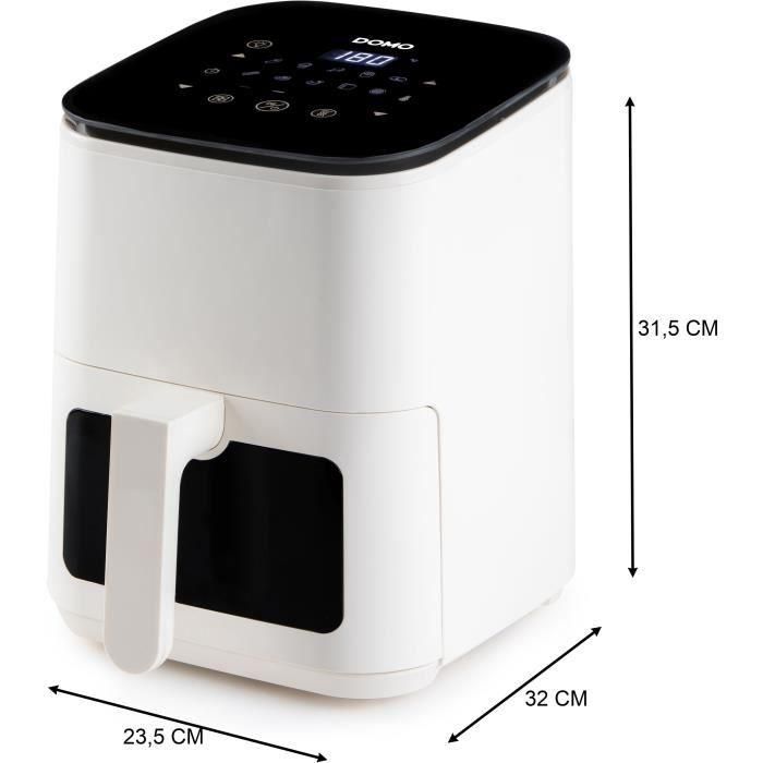 Freidora de aire caliente - DOMO - DO541FR - 3,5L - Pantalla digital - Deli-Fryer Supreme 5