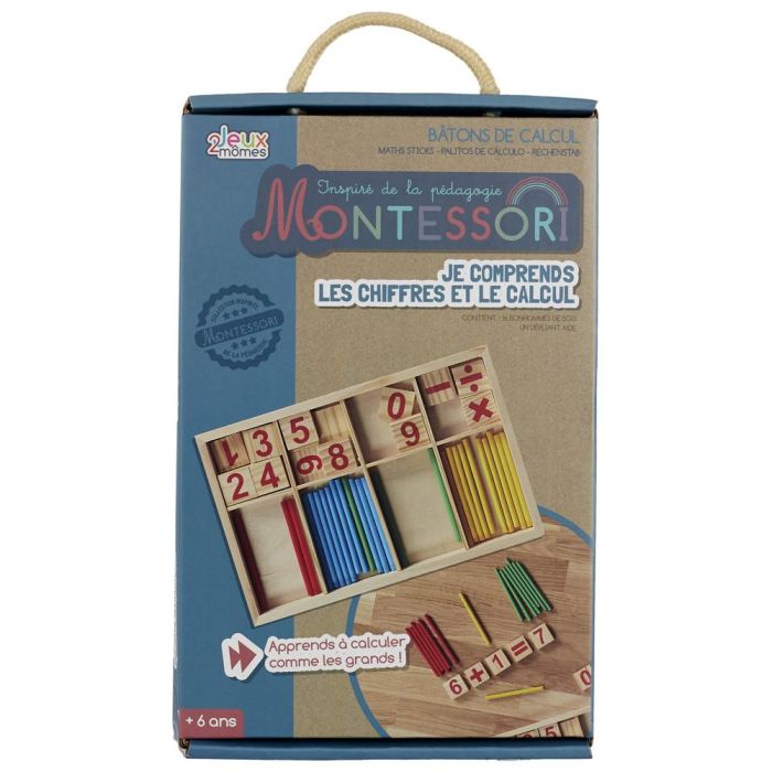 Jeux 2 momes Palos de Cálculo Matemático Montessori para Iniciación al Cálculo para Mayores de 6 Años 1 Jeux 2 momes Palos de Cálculo Matemático Montessori para Iniciación al Cálculo para Mayores de 6 Años 1