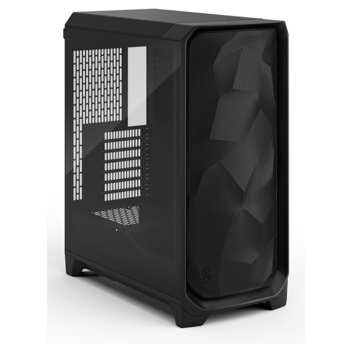 Fractal Design Meshify 3 Caja Negra con Ventana de Vidrio Templado para PC ATX/EATX/Micro-ATX/Mini-ITX, 7 Ranuras de Expansión, Compatible con Juego 6