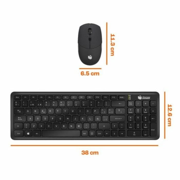 Teclado PcCom Essential Negro 3