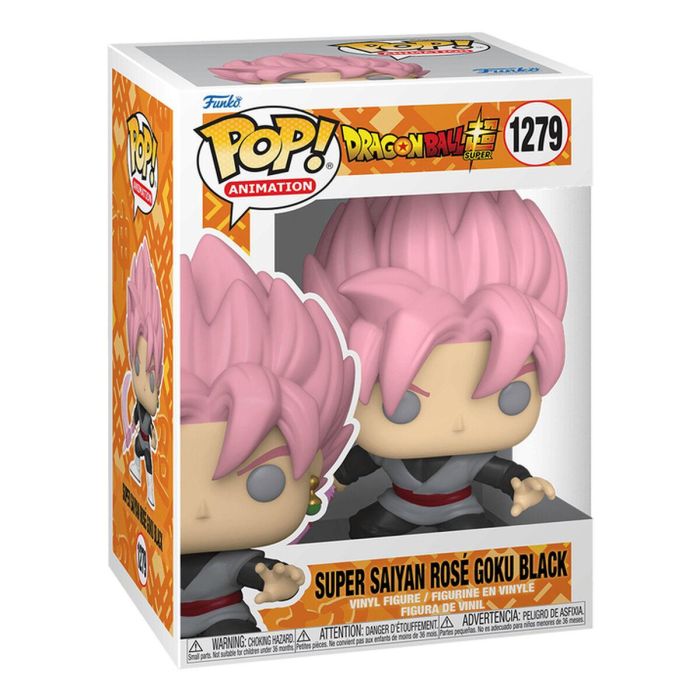 FUNKO Figura POP Dragon Ball Super Super Saiyan Rose Goku Black Exclusiva Vinilo 9cm 11