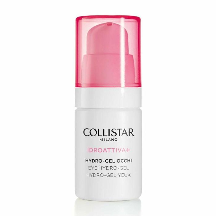 Collistar IDROATTIVA+ Hidrogel Contorno de Ojos Anti Ojeras y Bolsas Hidratación 100h, 97% Natural, Piel Sensible y Todo Tipo de Pieles 15 ml
