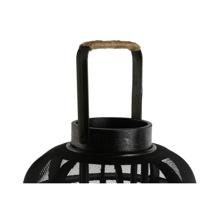 Portavela Colonial DKD Home Decor Negro 25.5 x 46.5 x 25.5 cm 5 Portavela Colonial DKD Home Decor Negro 25.5 x 46.5 x 25.5 cm 5