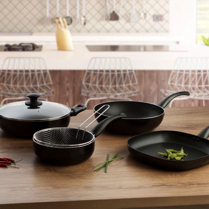 Sartén Honda de Aluminio Estampado Hydra Quid 20x7,2 cm