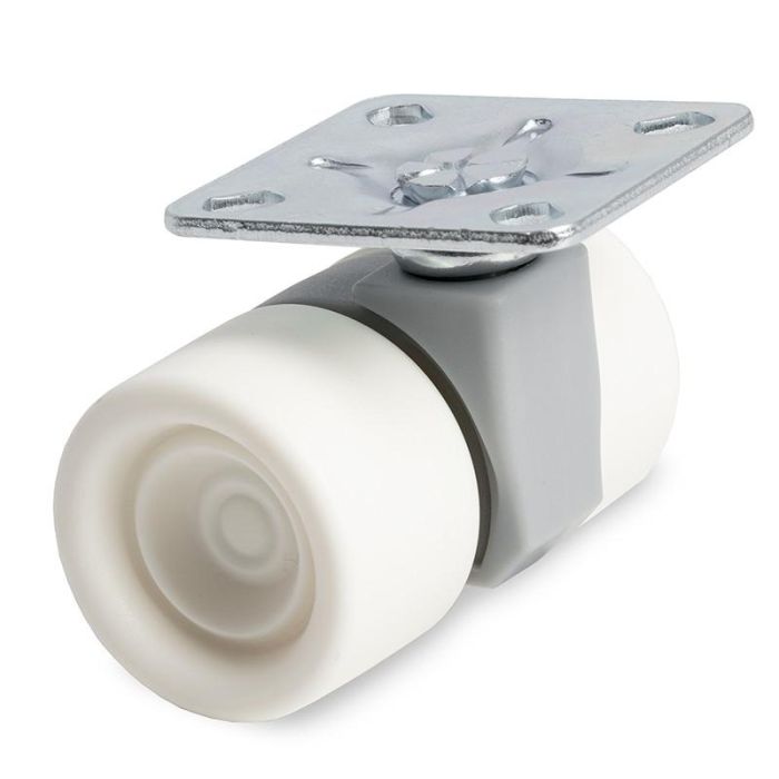 RUEDAS Rueda Giratoria Ferrari A/Dob Plástico Ø38 mm Blanco/Gris 1