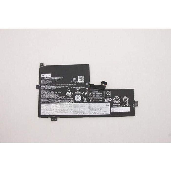 Lenovo 3-cell battery, 47Wh capacity, 11.52V voltage, designed for Lenovo 300e Chromebook 3rd Gen and IdeaPad Flex 3. Lenovo 3-cell battery, 47Wh capacity, 11.52V voltage, designed for Lenovo 300e Chromebook 3rd Gen and IdeaPad Flex 3.