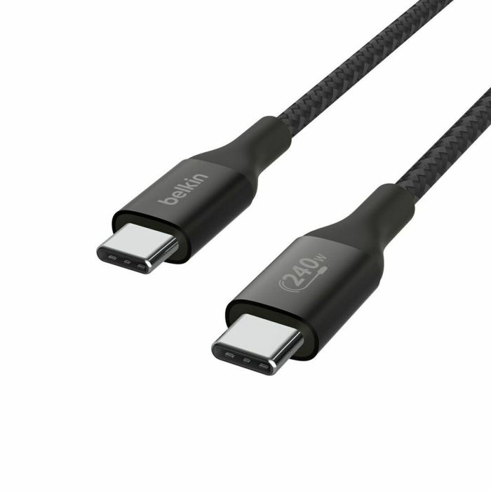 Cable USB-C a USB-C Belkin CAB015BT1MBK Negro 1 m 3