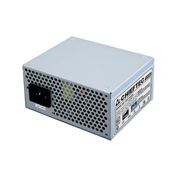 Chieftec SMART Serie SFX-250VS, Fuente de Alimentación SFX 250W 80 Plus, Ventilador de 8 cm, Color Plata, Conectores SATA y Molex