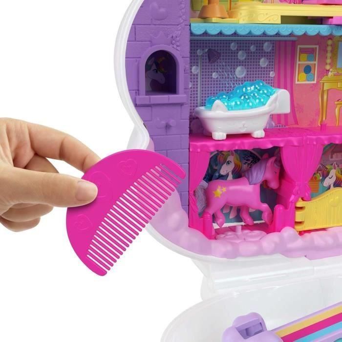 Polly Pocket - Set de peluquería Rainbow Unicorn - Cabezal de peluquería - 4 años+ HYD97 4 Polly Pocket - Set de peluquería Rainbow Unicorn - Cabezal de peluquería - 4 años+ HYD97 4
