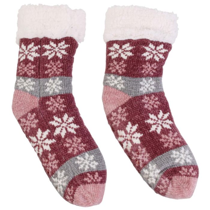 Sensly Calcetines Antideslizantes con Interior Sherpa para Pies Calientes y Suela Antideslizante 0 Sensly Calcetines Antideslizantes con Interior Sherpa para Pies Calientes y Suela Antideslizante 0