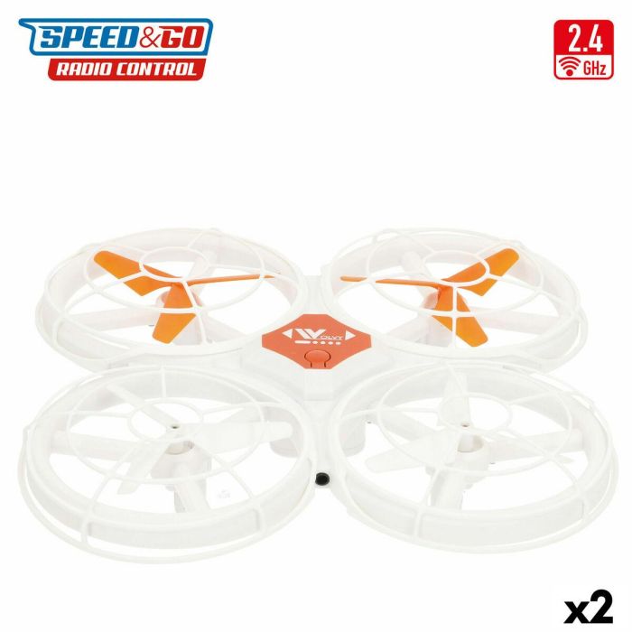Helicóptero con Radiocontrol Colorbaby (2 Unidades) 9 Helicóptero con Radiocontrol Colorbaby (2 Unidades) 9