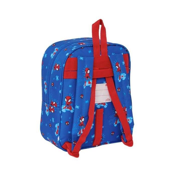 Mochila Infantil Spider-Man Azul 22 x 27 x 10 cm 2