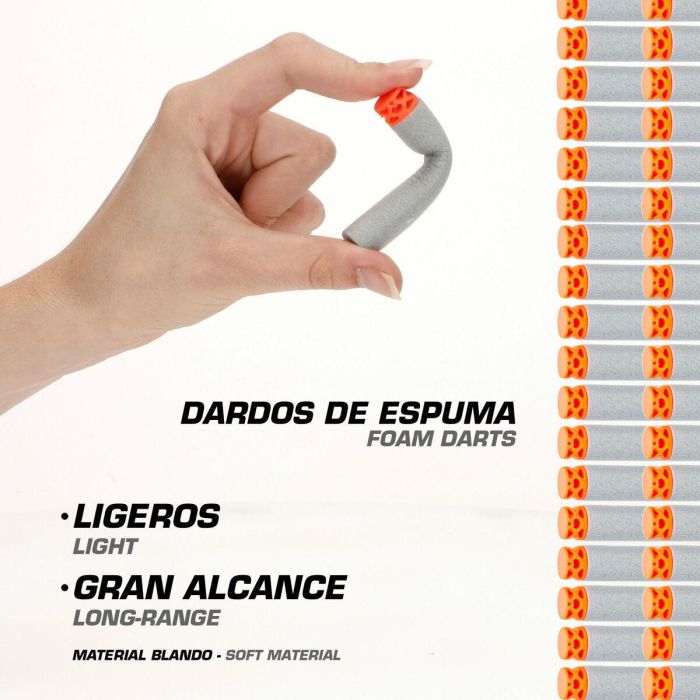Pistola de Dardos Colorbaby 43 x 25 x 6,5 cm 4 Unidades 1 Pistola de Dardos Colorbaby 43 x 25 x 6,5 cm 4 Unidades 1